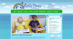 Desktop Screenshot of littleones-preschool.com